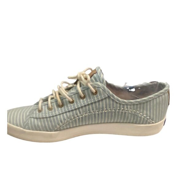 Keds Kickstart Pennant Blue Stripe Baseball Stitch Sneakers 9.5* - Picture 2 of 10